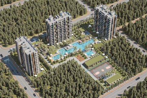 1+1 Lägenhet  i Altintash, Antalya, Turkiet Nr. 227342