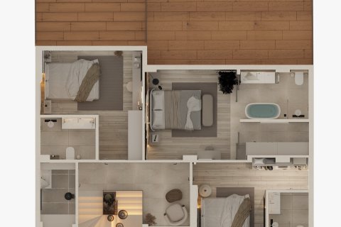 4+1 Villa  i Kemer, Antalya, Tyrkiet Nr. 217156 - 11