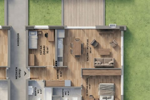 2+1 Leilighet i Konyaalti, Antalya, Tyrkia Nr. 238064 - 3