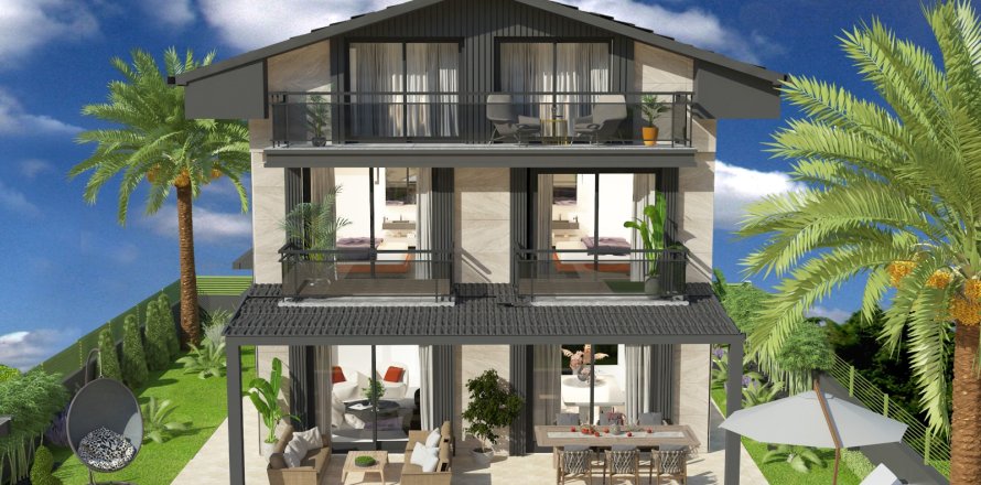 Вилла  4+1 в Фетхие, Мугла, Турция №212558