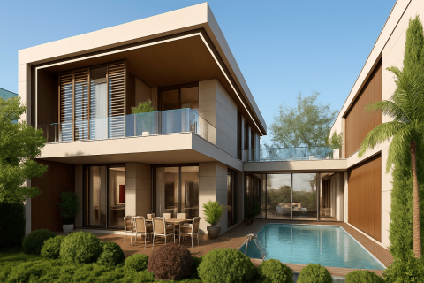 4+1 Villa  i Antalya, Tyrkiet Nr. 228764