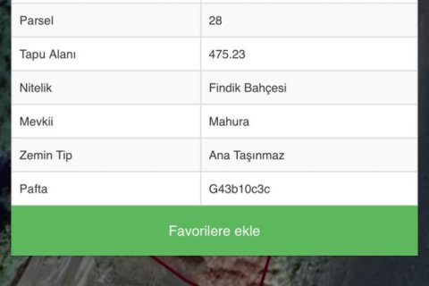 Продажа земельного участка  в Арсине, Трабзоне, Турция, №237527 – фото 3