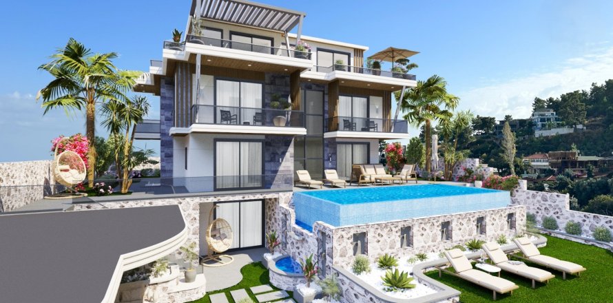 Вилла  6+1 в Олюдениза, Мугла, Турция №212631