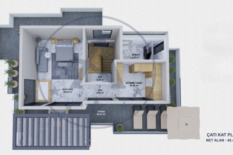 Продажа виллы  в Олюдениза, Мугле, Турция 6+1, 355м2, №212631 – фото 17