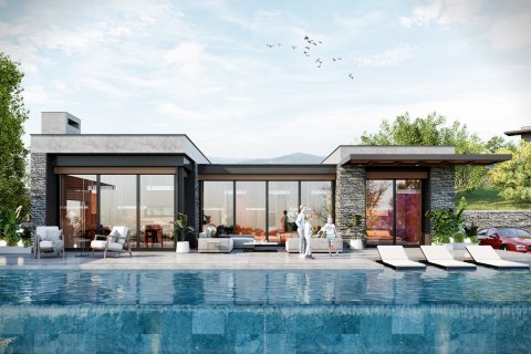 Продажа виллы  в Гюмюшлюке, Мугле, Турция 4+1, 204м2, №223329 – фото 12