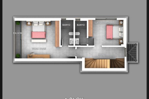 4+1 Villa  i Fethiye, Mugla, Tyrkia Nr. 212974 - 16