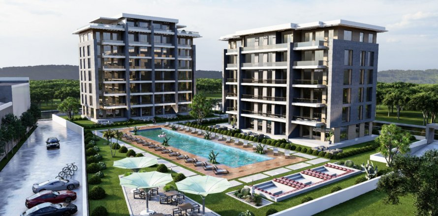 1+1 Leilighet i Aksu, Antalya, Tyrkia Nr. 206810