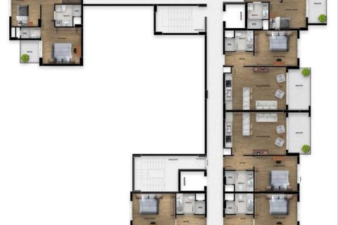 1+1 Lägenhet  i Trabzon, Turkiet Nr. 216997 - 17