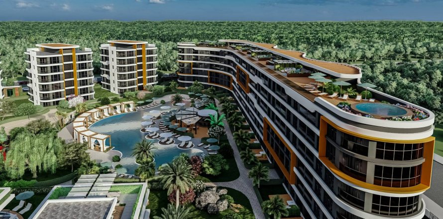 Квартира  1+1 в Аксу, Анталья, Турция №206809