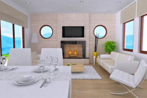 4+1 Villa  i Oludeniz, Mugla, Tyrkiet Nr. 212648 - 3