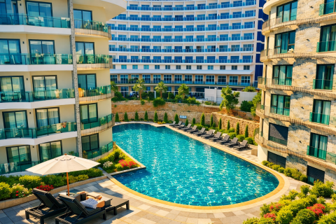1+1 Lejlighed i Tosmur, Alanya, Antalya, Tyrkiet Nr. 227119 - 15
