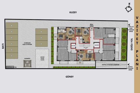 آپارتمان در Konyaalti،  Antalya ، ترکیه 1 خوابه ، 45 متر مربع.  شماره 221217 - 6