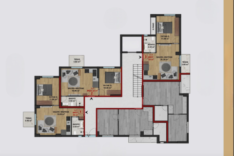 Продажа квартиры  в Анталье, Турция 1+1, 45м2, №224813 – фото 10