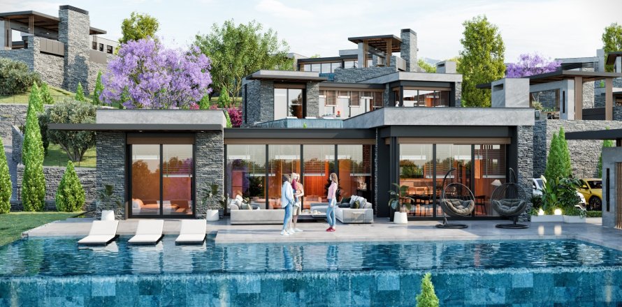 Вилла  4+1 в Гюмюшлюке, Мугла, Турция №223329