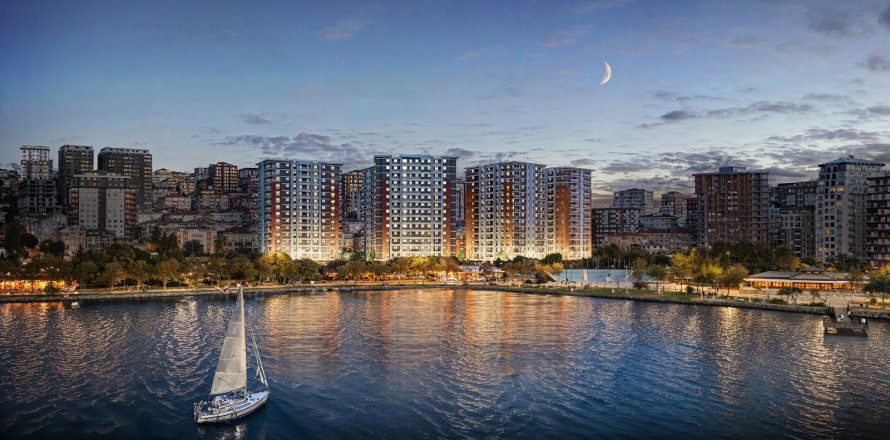 3+1 Lejlighed i Küçükçekmece, Istanbul, Tyrkiet Nr. 212478