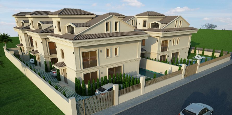 4+1 Villa  i Fethiye, Mugla, Tyrkia Nr. 212974