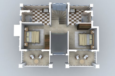 4+1 Villa  i Oludeniz, Mugla, Tyrkiet Nr. 212648 - 9