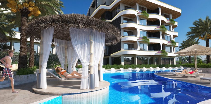 1+1 Lägenhet  i Oba, Antalya, Turkiet Nr. 221766