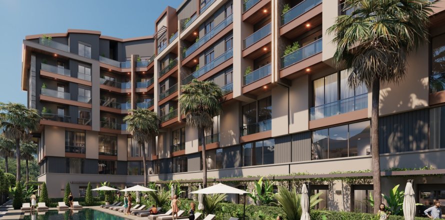 1+1 Lejlighed  i Antalya, Tyrkiet Nr. 226991