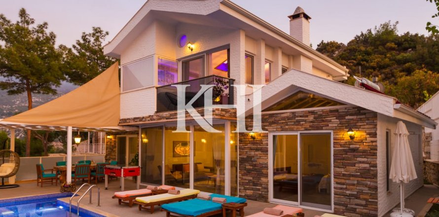 3+1 Villa  i Kalkan, Antalya, Tyrkia Nr. 217097