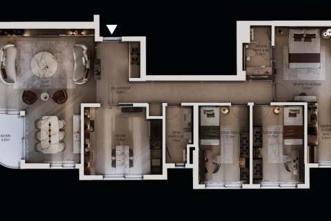 2+1 Wohnung  in Antalya, Türkei Nr. 224804 - 9