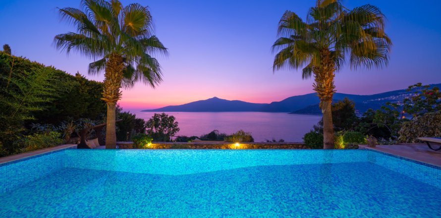 3+1 Villa  i Kalkan, Antalya, Tyrkiet Nr. 227192