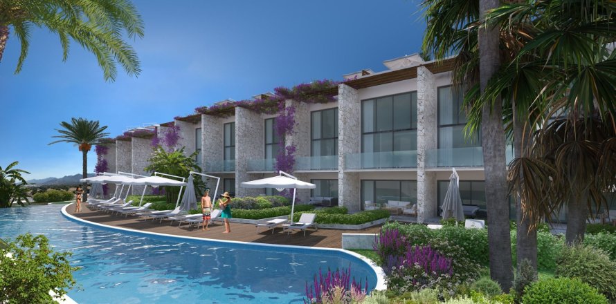 Квартира 2-х ком. в Эсентепе, Гирне, Северный Кипр №213262