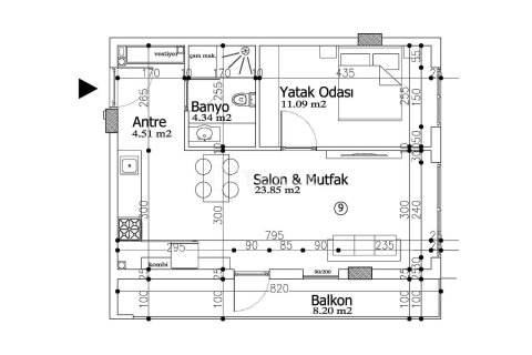 2+1 Lejlighed  i Ankara, Tyrkiet Nr. 228891 - 20