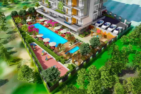 آپارتمان در  Avsallar ، ترکیه 1 خوابه ، 47 متر مربع.  شماره 223008 - 2