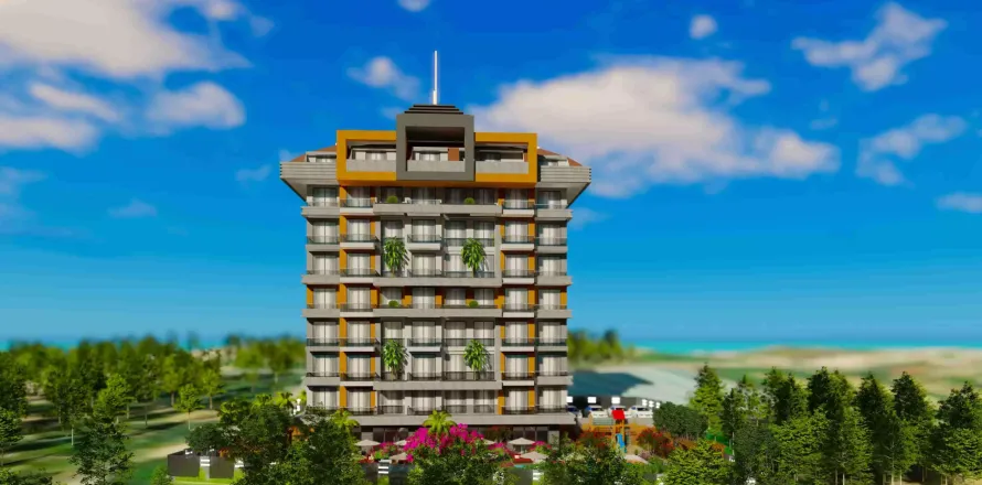 آپارتمان در  Avsallar ، ترکیه 1 خوابه ، 47 متر مربع.  شماره 223008