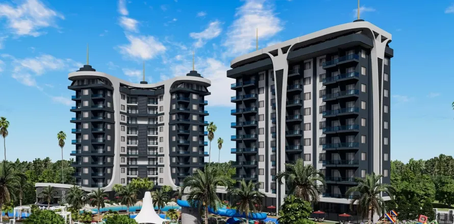 1+1 Lägenhet  i Avsallar, Antalya, Turkiet Nr. 223011