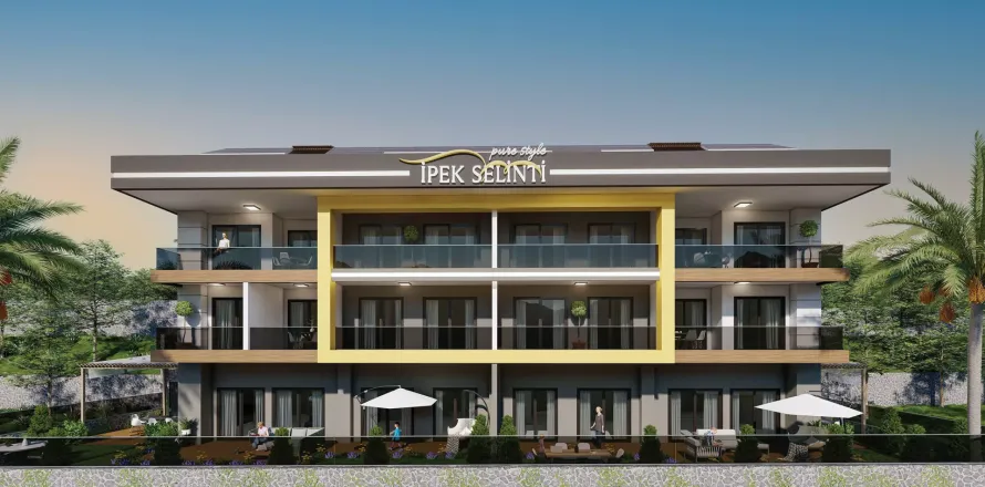 Квартира  1+1 в Газипаше, Анталья, Турция №223006