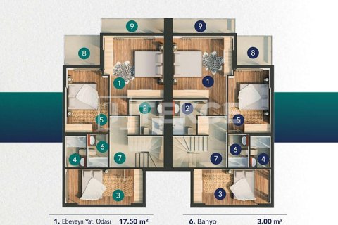 4+1 Villa i Menemen, Izmir, Turkiet Nr. 223095 - 15