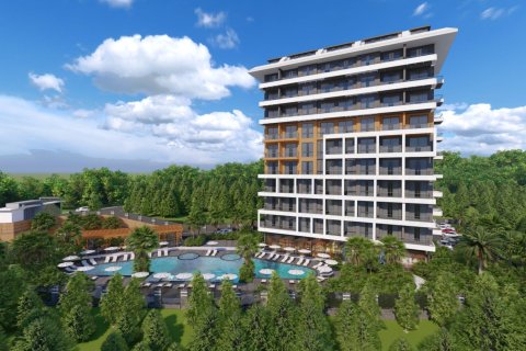 1+1 Lejlighed i Tosmur, Alanya, Antalya, Tyrkiet Nr. 98362 - 3