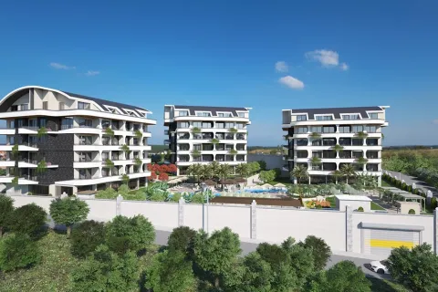 1+1 Lägenhet  i Alanya, Antalya, Turkiet Nr. 223648