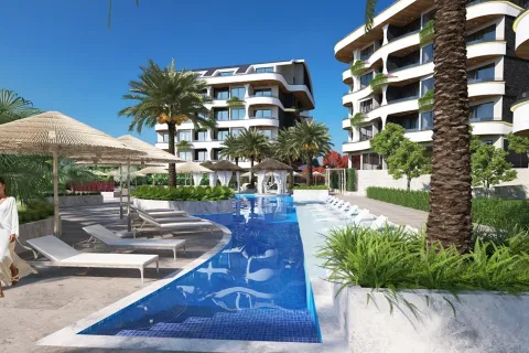 1+1 Lejlighed  i Alanya, Antalya, Tyrkiet Nr. 223648 - 4