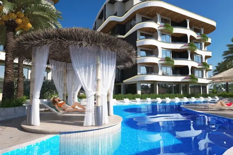 1+1 Lejlighed  i Alanya, Antalya, Tyrkiet Nr. 223648 - 14