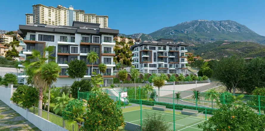 آپارتمان در  Alanya ، ترکیه 1 خوابه ، 53 متر مربع.  شماره 223646