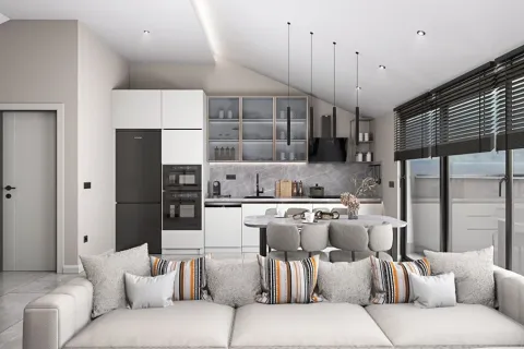 آپارتمان در  Alanya ، ترکیه 1 خوابه ، 63 متر مربع.  شماره 223644 - 22