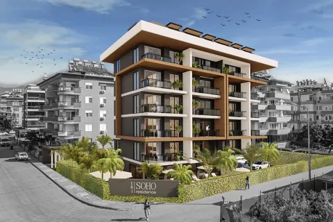 آپارتمان در  Alanya ، ترکیه 1 خوابه ، 58.1 متر مربع.  شماره 223643 - 3