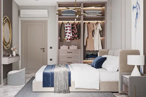 آپارتمان در  Alanya ، ترکیه 1 خوابه ، 58.1 متر مربع.  شماره 223643 - 13