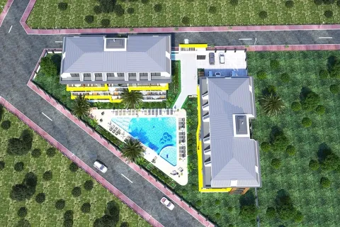 1+1 Lejlighed  i Alanya, Antalya, Tyrkiet Nr. 223649 - 13