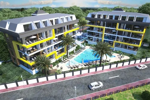 1+1 Lejlighed  i Alanya, Antalya, Tyrkiet Nr. 223649 - 12