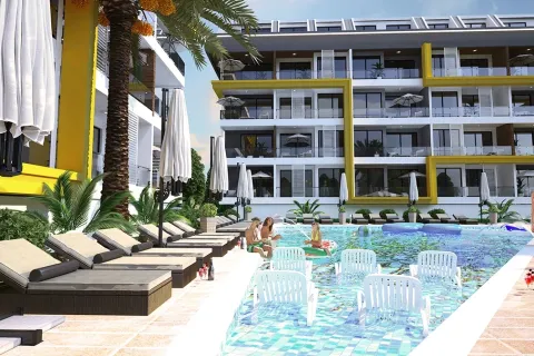 1+1 Lejlighed  i Alanya, Antalya, Tyrkiet Nr. 223649 - 3