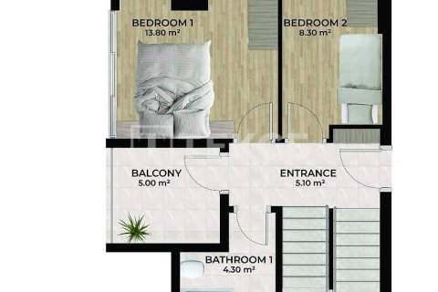 3+1 Villa  in Alanya, Antalya, Türkei Nr. 227684 - 28
