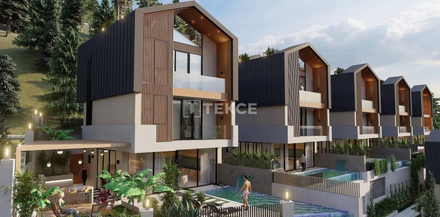 3+1 Villa  in Alanya, Antalya, Türkei Nr. 227684
