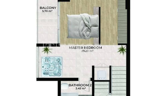 3+1 Villa  in Alanya, Antalya, Türkei Nr. 227684 - 27