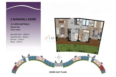 3+1 Leilighet  i Aksu, Antalya, Tyrkia Nr. 212894 - 23