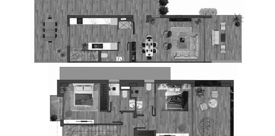 2+1 Villa i Exquisite, Lapta, Girne,  Nr. 212930