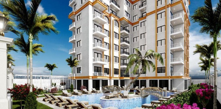 Квартира  2-х ком. в Аланье, Анталья, Турция №213204